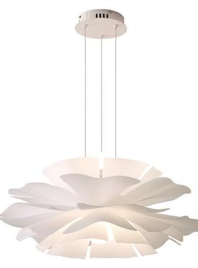 北欧瓣吊网红in花s515少女公主儿童房L奶ED油风餐厅灯卧室吊灯