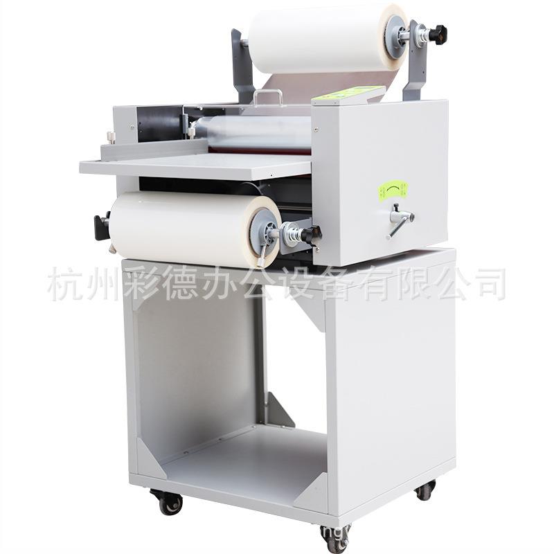 80钢棍覆膜卡机0高速L过膜机名片封面彩页贺裱膜机冷热单双面