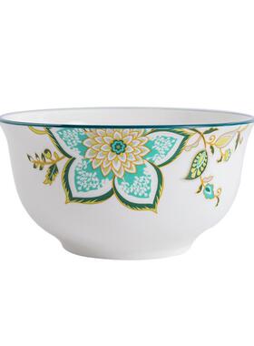 北欧花锦开时陶瓷餐具家用碗勺盘套装开业活动伴筷手礼盒Z1204礼