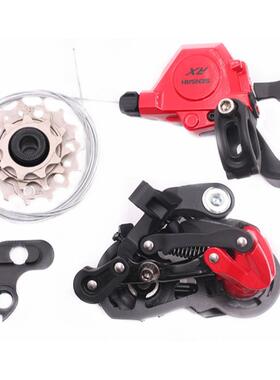 国S产NSAH外三外3E速412折叠车装变速器米洛RXMX9改M53/63轮组改