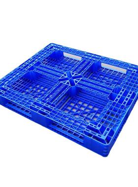 网格田字塑料托盘物仓胶库防潮流板栈板VRC垫仓板叉板车塑卡重型