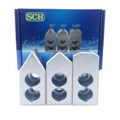 油中空三爪卡盘液压8压软爪生爪加5 10高卡爪5610加厚寸数控