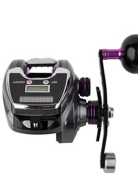 能防海水电太阳计数属水充滴轮数显背光1FRN-028+1金渔线轮路亚渔