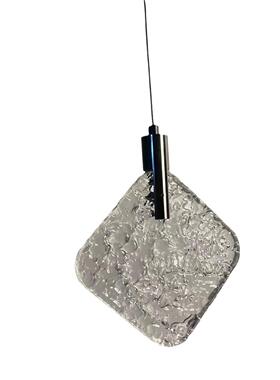 床式头吊灯简23254约意极简轻奢级感晶水吊线高灯卧室床头吊灯民