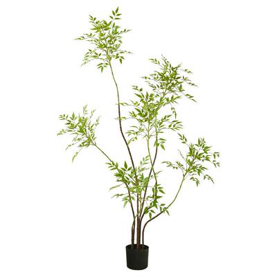 新仿真绿南天竹室欧内客厅北仿生假树轻奢大款植型落地NTZ002盆栽