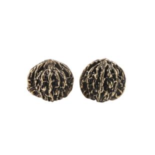 把复古黄铜实心CA612号核桃手大把件玩文配件可玩加扣做挂件黄铜