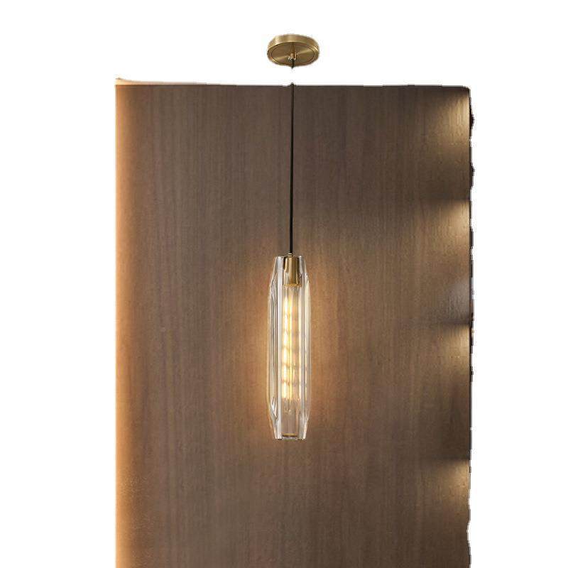 后代全001卫铜轻奢水晶吊灯生间卧室床厅头客餐厅吧现台单头小吊,家装灯饰光源,智能吊灯,淘宝优惠券,粉丝福利购,淘宝优惠卷