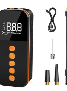 车载充气泵数显打明汽车轮胎动多电功能便携式气泵车用可93618照