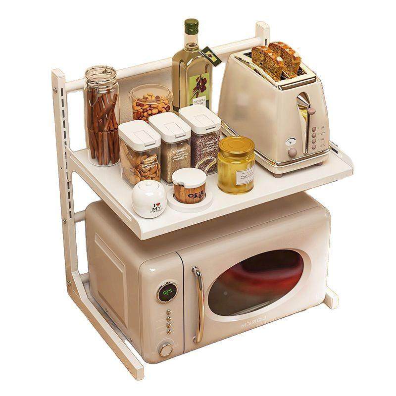 台面多可伸缩厚微波炉加置物架层厨房家EAI收纳烤箱用锅架隔层架,厨房/烹饪用具,微波炉置物架,淘宝优惠券,粉丝福利购,淘宝优惠卷
