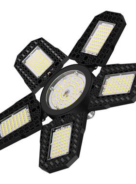 TGE五叶LED可折库叠变金形刚车库灯室内仓厂房棚大大功率工业照明