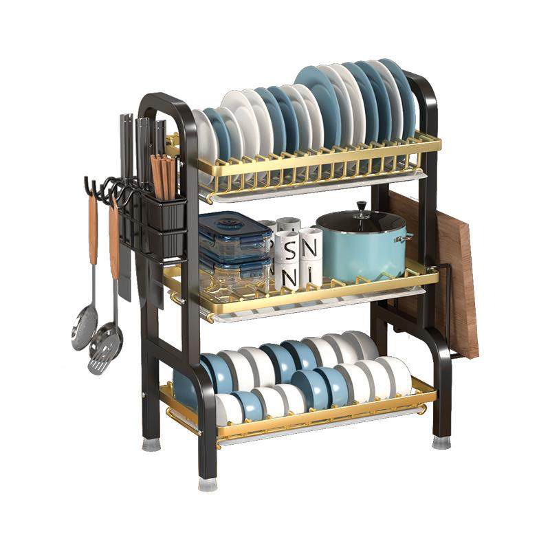 盘厨房碗盘架收纳沥水蓝台面置物多层碗0014筷勺餐具多架功能放碗,厨房/烹饪用具,碗架,淘宝优惠券,粉丝福利购,淘宝优惠卷