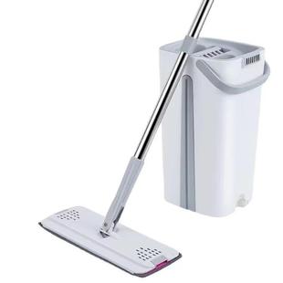 免手洗板拖拖平地人拖无品牌/把桶干湿两用厨把房家用拖布懒收纳