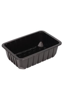 一性水果托盘60POK0只/箱生鲜长方形4cm6c次打包盘餐盘加厚/m耐用