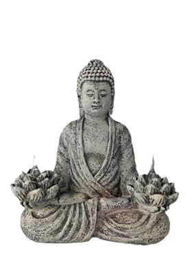 创意外禅意中式佛像摆件盆景庭院家装N021002饰玄关居户防水太阳