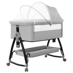 折婴1儿床拼接大床多叠功能新生bb床便携可移动宝宝床尿台摇篮布