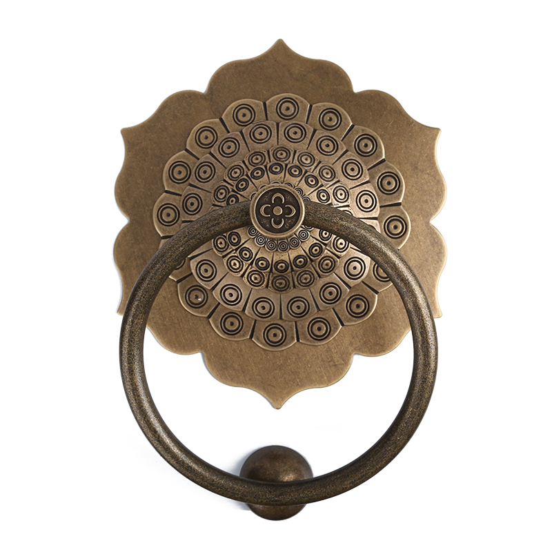 特价仿古纯铜中式木门拉手铜配件金属拉环复古实木大门.实心铜拉