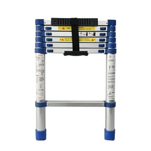 加厚带电线杆圆形垫圈折叠升降铝合E金伸缩梯子室内单面便携工程