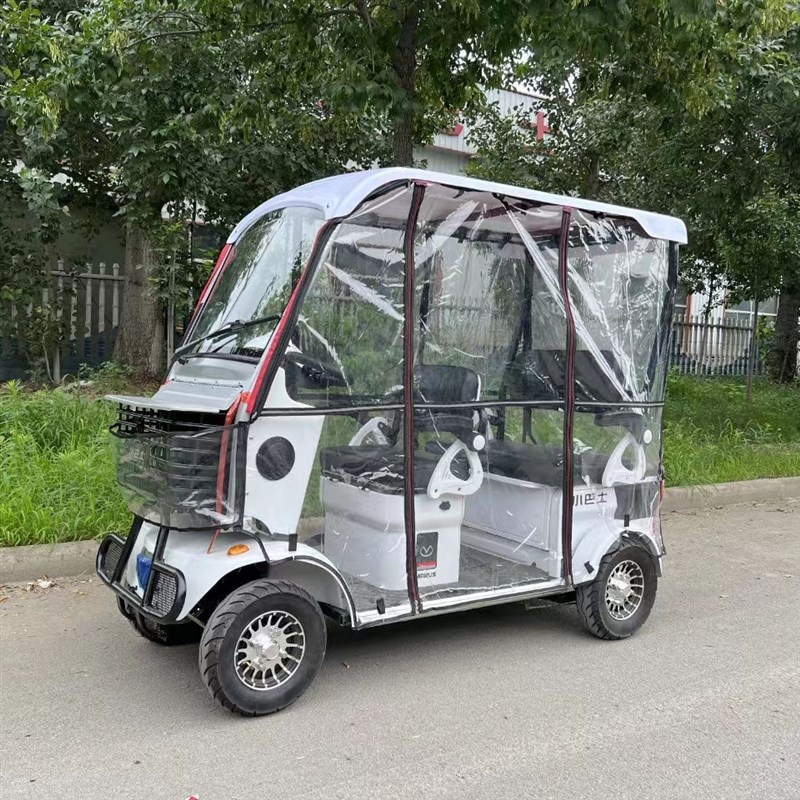 四轮小巴士电动车k雨帘E6E8E900各车型防冻晒防风雨全封闭透明雨