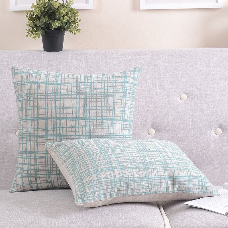 木有年轮几何简约棉麻o抱枕 复古怀旧棉麻靠枕 沙发办公室腰枕靠,居家布艺,靠垫/抱枕,淘宝优惠券,粉丝福利购,淘宝优惠卷