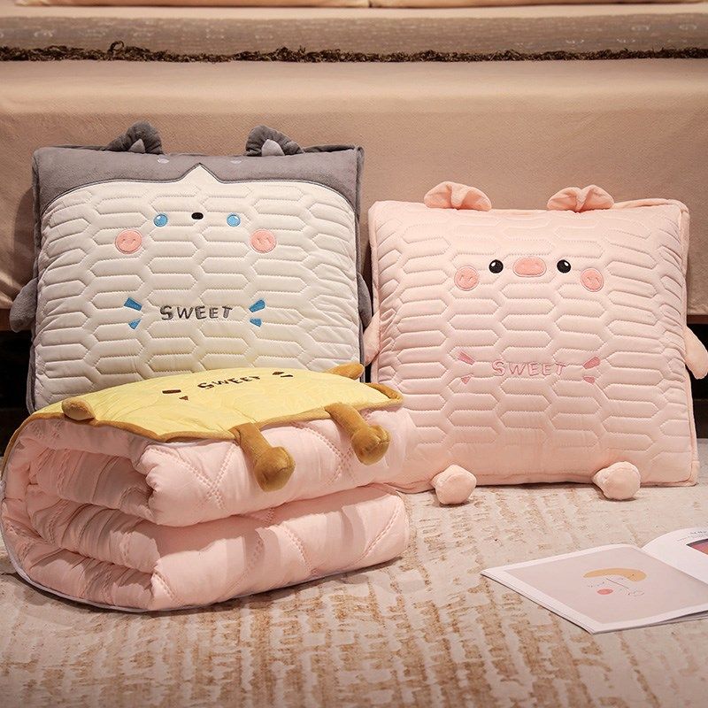 冰丝抱枕被子两用办公室午睡枕头小毯子二合一P汽车载靠垫沙发靠,居家布艺,抱枕被,淘宝优惠券,粉丝福利购,淘宝优惠卷