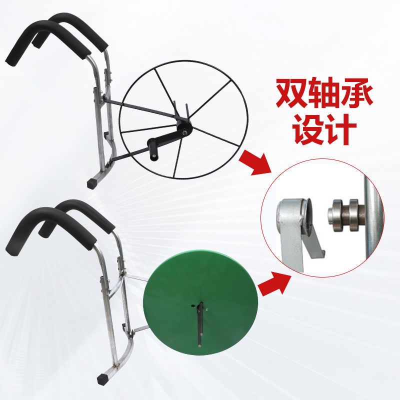 水管收卷器水带收纳架子卷盘缠水管农H用打药收水管防打结绕管神