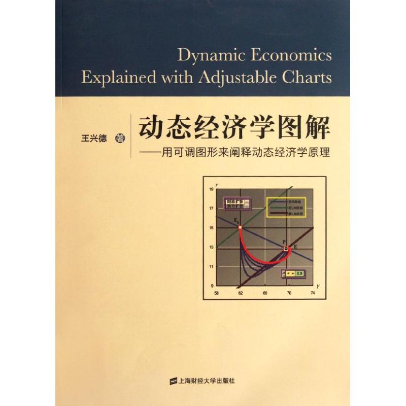 【正版包邮】 动态经济学图解:用可调图形阐释动态经济学原理(附光盘)/王兴德 王兴德 著 上海财经大学出版社