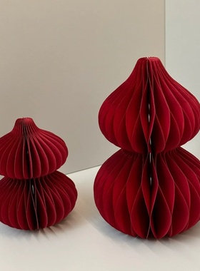 创意蜂窝葫芦摆件新年氛围装饰品