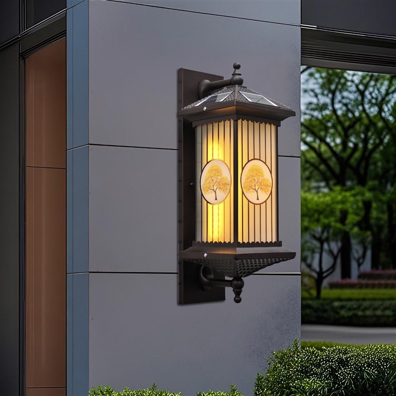 户外壁灯太阳能墙壁灯q户外防水庭院别墅花园大门柱子灯室外庭院