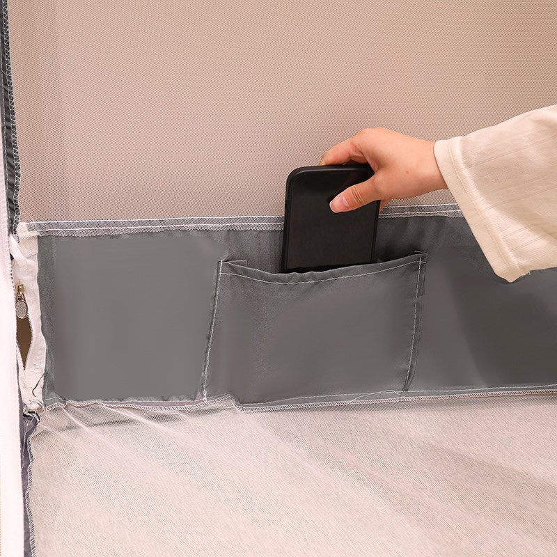 2025新款2米x2米大床蚊帐围栏极卡扣卧室家用150xT190儿童防摔全