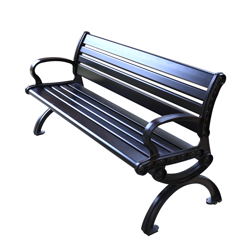 公园椅户外长椅铸铝靠背椅室外z庭院花园椅子双人阳台休闲长凳子