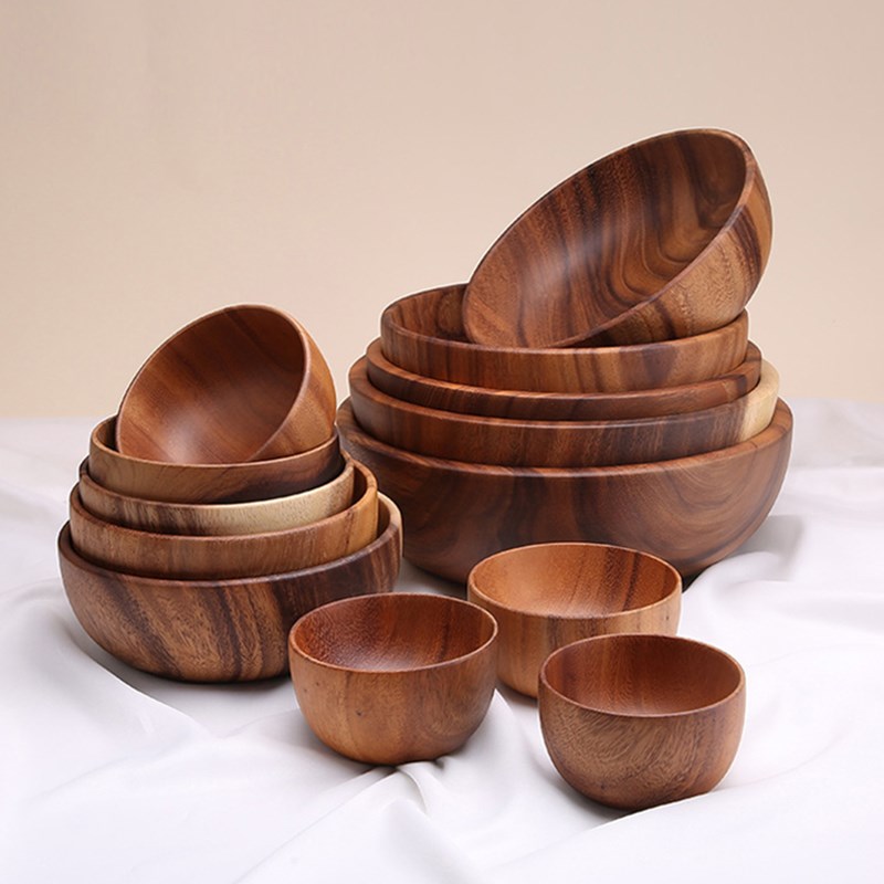 胡桃木果盘实木果盆木质水果盘z 木碗木制洗菜盆和面木盆木头盘子