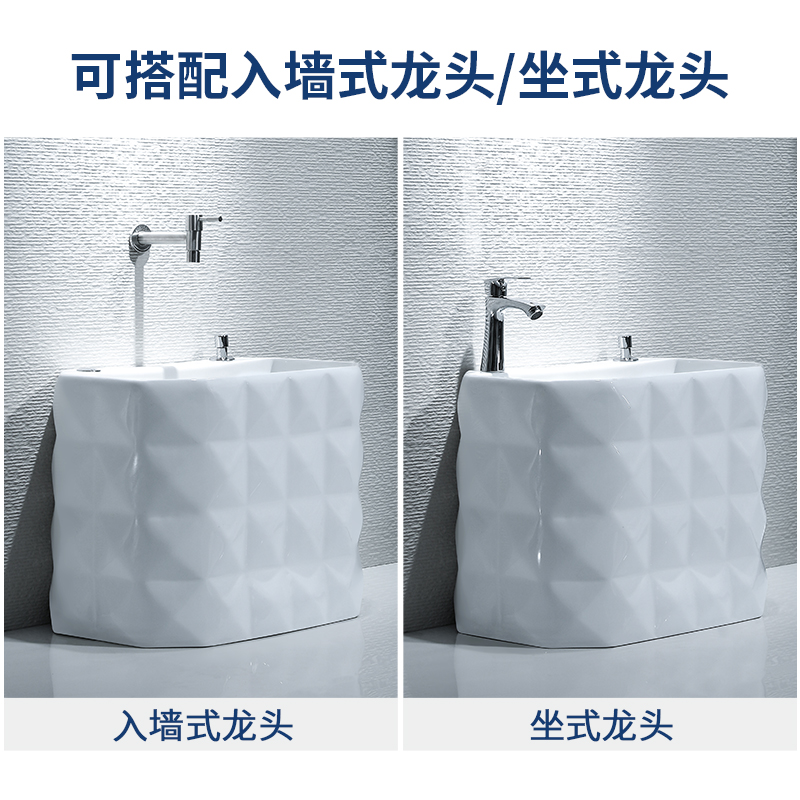 元匠洗拖把d池家用阳台卫生间地盆拖布池墩布池超大号槽池带龙头