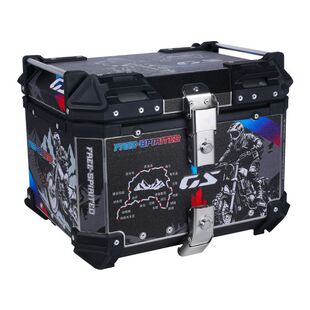 LPPL铝合金尾箱摩托车后备箱大号铝箱行李箱踏板车小牛通用可快拆