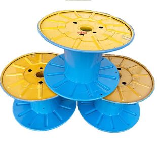 工字轮铁皮轮B60轴B80缠绕放线盘钢丝盘圆形线盘空盘收线器手摇式