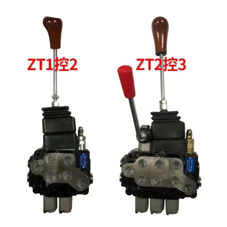 液压多路阀 带过桥可串联 ZT12分配器1控2叉车改装铲车分配器2控3