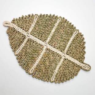 草编树叶餐垫蒲草餐垫垫盘创意加厚砂锅垫垫垫餐垫杯碗家居垫隔热