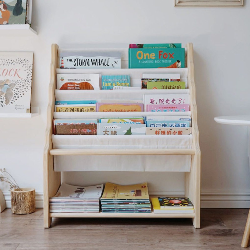 儿童家具迷你书架绘本实单色宝宝架收纳书柜可简约落地木制移动风,住宅家具,儿童书架,淘宝优惠券,粉丝福利购,淘宝优惠卷