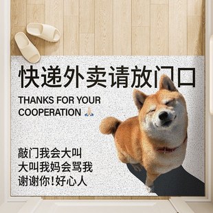 入户门地垫丝圈地垫可裁剪家用进门口玄关蹭泥刮土易打理丝圈地