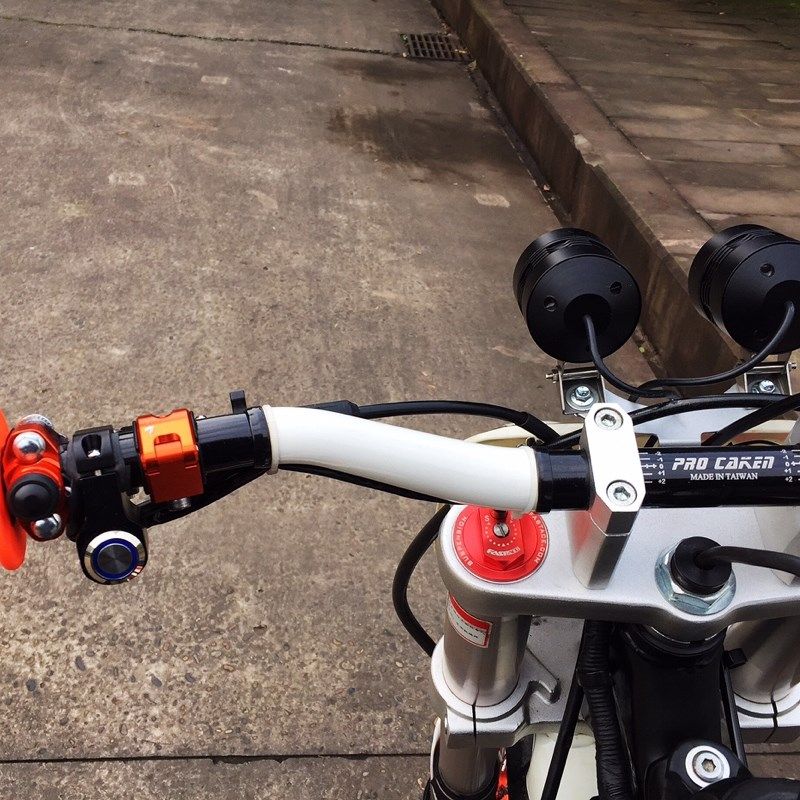 新款铝合金手把开关 改装加装车把防水开M关 摩托大灯断电开关