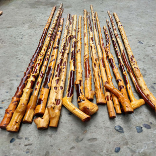 对节木阴阳残疤棍檬子木降龙x木户外登山住行手杖健身把玩收藏木