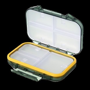 药盒便携式双层一周七天星期药品药物大容量分装S密封防潮7格药盒