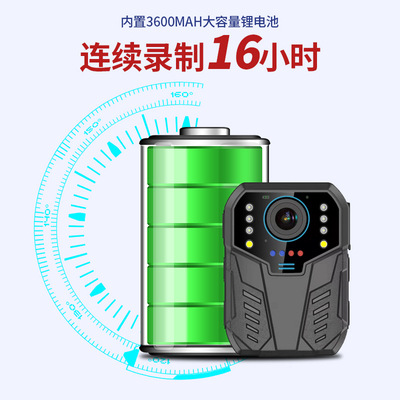 执法记录仪高清专业工作执法仪4K高续航胸前O佩戴现场执法记录器