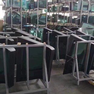适用于沃尔沃EC120D 140DB挖机前档后挡门窗左右上下挡风夹胶玻璃