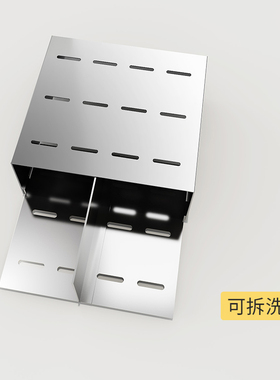 筷子置物架e304不锈钢筷子筒免打孔壁挂式家用沥水筷子笼勺子收纳