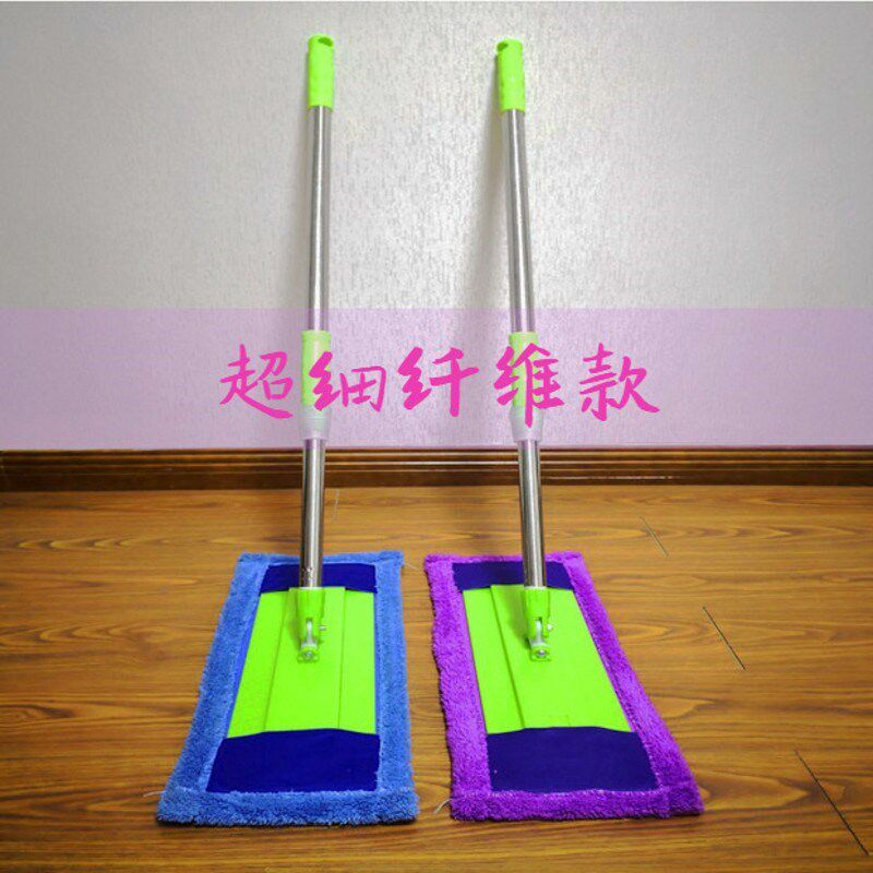 大号平板拖把雪尼尔毛毛虫毛巾尘推不G锈钢懒人一拖净实木地板瓷