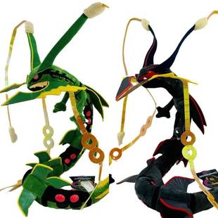 85cm百万mega闪光烈空座天空龙裂空坐绿龙黑龙带骨架带吊牌优质版