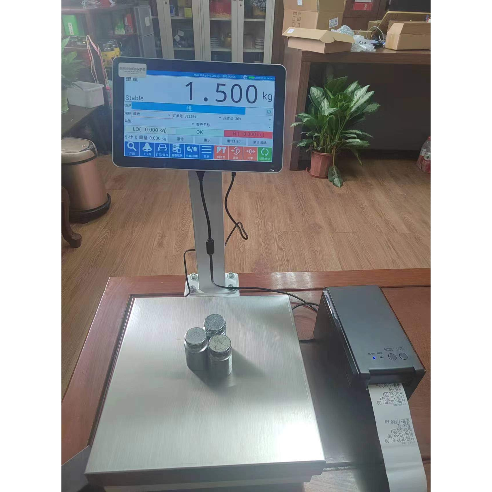 安卓系统智能打印秤  不干胶智能打印秤  30kg 60kg 150kg  300kg