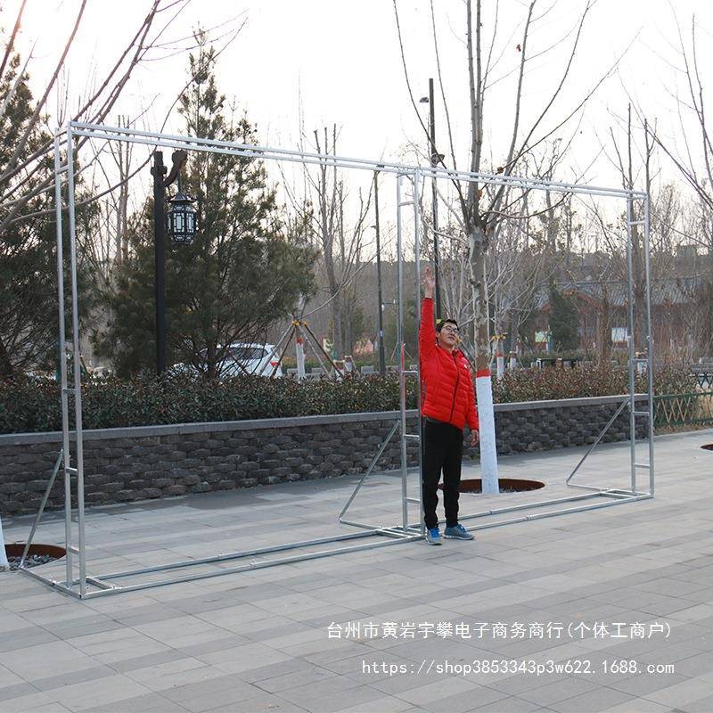 支撑架婚庆舞台背景架子户外婚礼双层伸缩杆广告喷绘布简易桁架