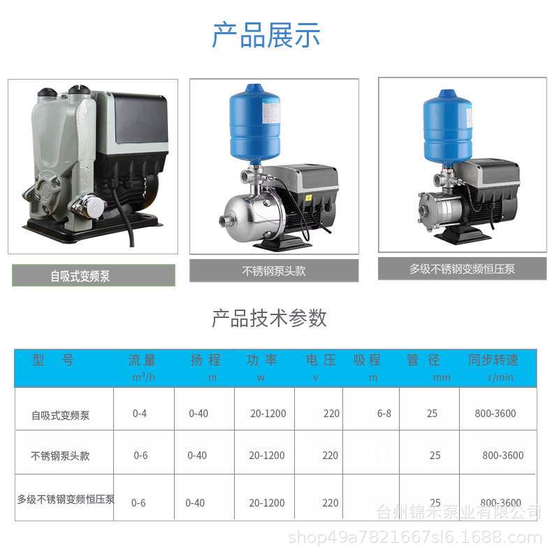 CHL卧式多级离心泵不锈钢耐腐蚀家用自来水增压水泵高扬程喷射泵