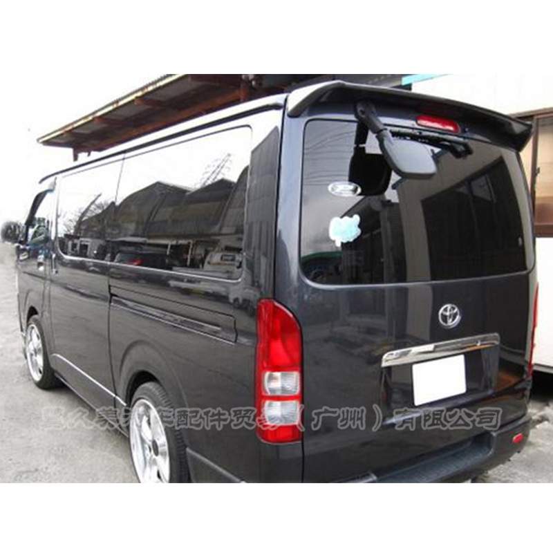 适用2005-2017款丰田海狮hiace 200系尾翼 无灯顶翼 ABS材质 烤漆